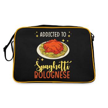 Spaghetti bolognaise - Sac Retro - noir/or - Dos