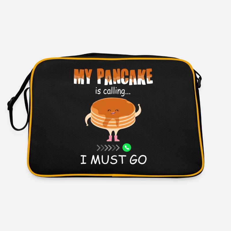 Pancake Calls - Funny Pancake Retro Bag