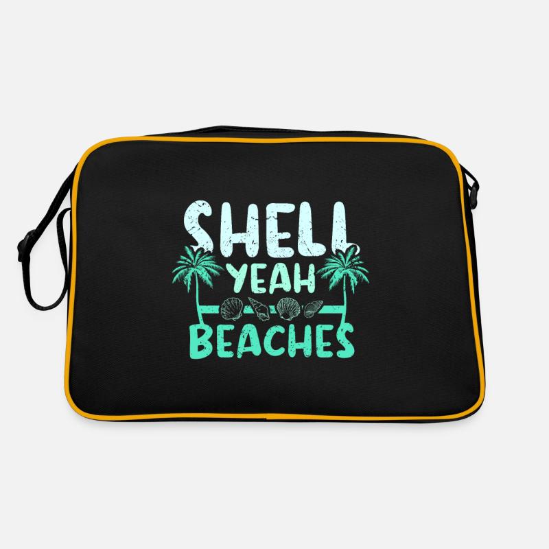 Shell yeah beaches Retro Bag
