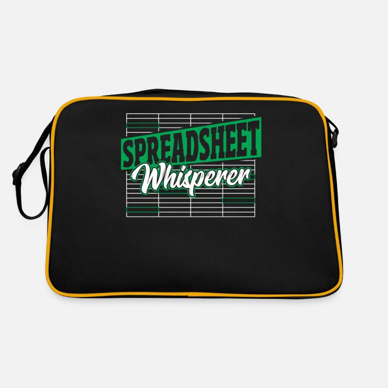 Comptable Feuille de calcul comptable Statist Sac Retro