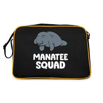 Manatee Squad Team Manatee - Retro Bag - black/gold - Back