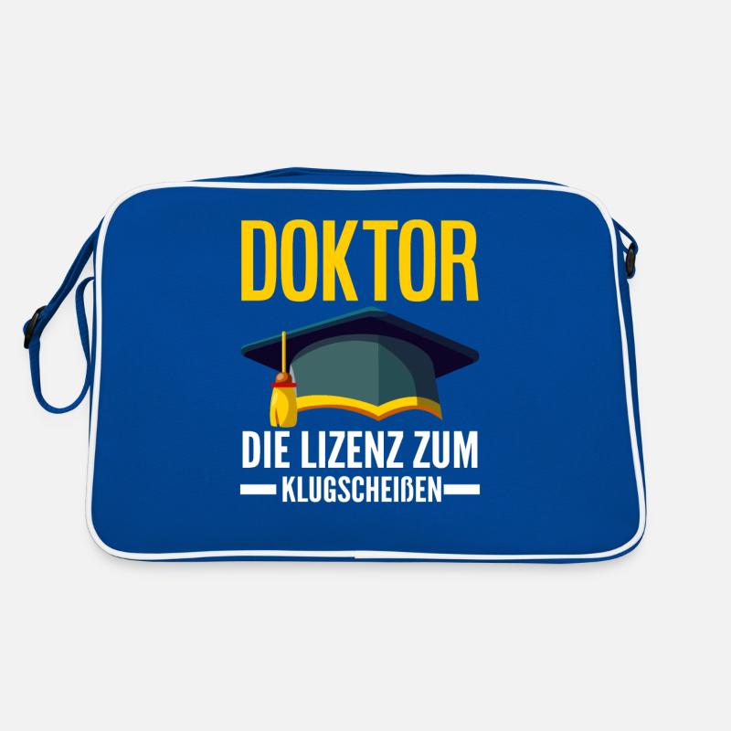 Doktortitel Abschluss Retro Tasche