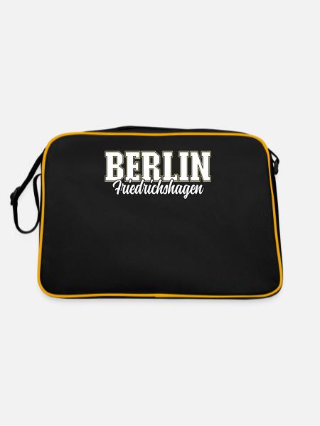 Berlin Friedrichshagen - Sac Retro - noir/or - Dos