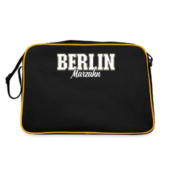 Berlin Marzahn - Sac Retro - noir/or - Dos