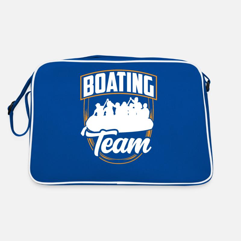 Boot Team Rafting Schiff Segelboot Bootfahren Retro Tasche