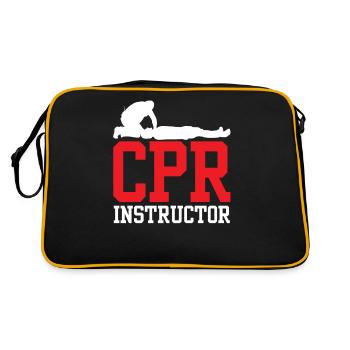 Responsable de cours de secourisme Enseignant Mesures immédiates - Sac Retro - noir/or - Dos
