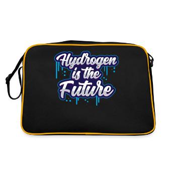 Hydrogen is the future Element hydrogen - Retro Bag - black/gold - Back