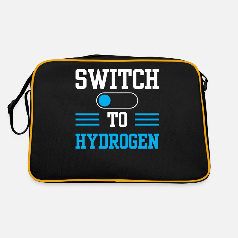 Umstieg Auf Wasserstoff Element Hydrogen Energie Retro Tasche