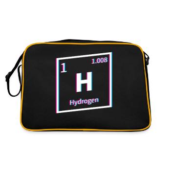 Hydrogen Energy Hydrogen Element - Retro Bag - black/gold - Back