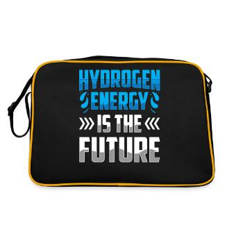 Energy from hydrogen is the future Hydrogen - Retro Bag - black/gold - Back