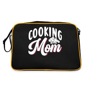Cooking Mom Mother Cook Cooking Cook - Retro Bag - black/gold - Back