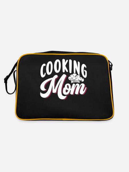 Cuisiner Maman Mère Cuisinière Cuisiner Cuisiner - Sac Retro - noir/or - Dos
