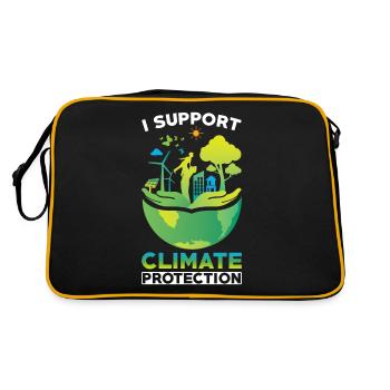Climate Protectors Climate Protection Support - Retro Bag - black/gold - Back