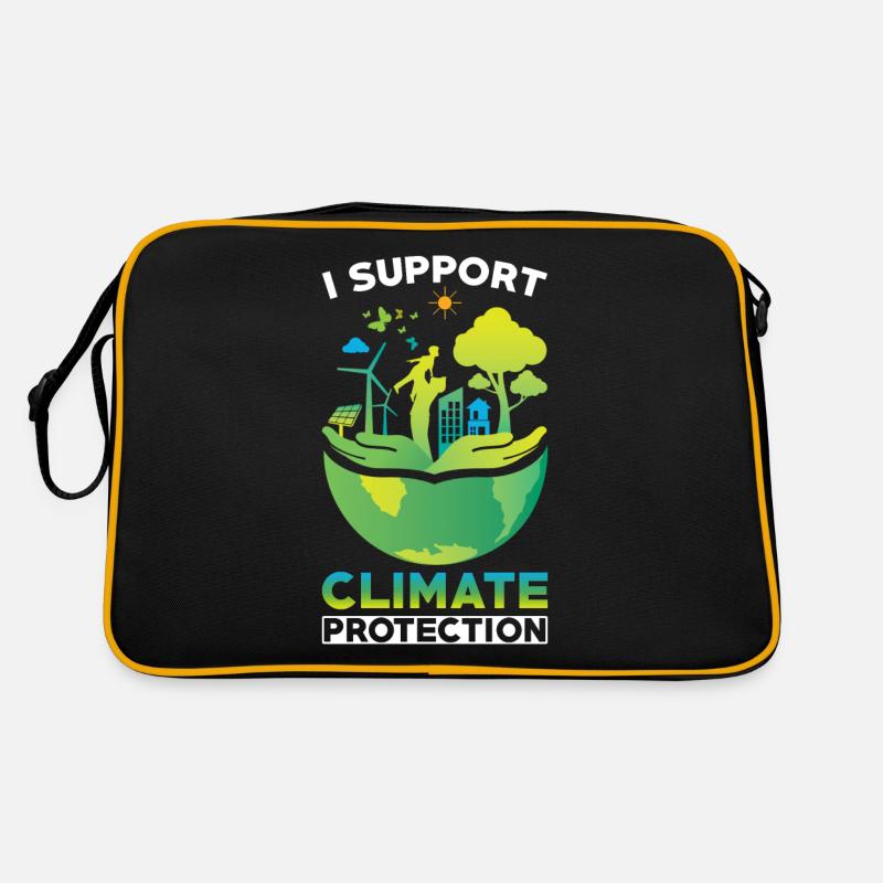 Protection du climat Soutien à la protection du climat Sac Retro