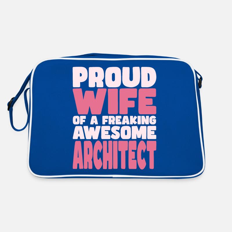 Fière épouse d’un sacré bon architecte Sac Retro