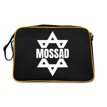 Mossad Israël Renseignement israélien Tel Aviv - Sac Retro - noir/or - Dos