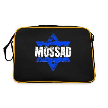 Mossad Israël Renseignement israélien Tel Aviv - Sac Retro - noir/or - Dos