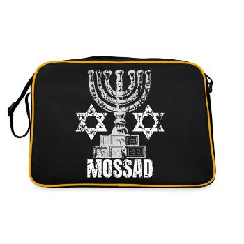 Mossad Israël Renseignement israélien Tel Aviv - Sac Retro - noir/or - Dos