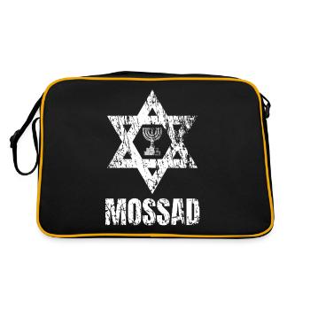 Mossad Israël Renseignement israélien Tel Aviv - Sac Retro - noir/or - Dos
