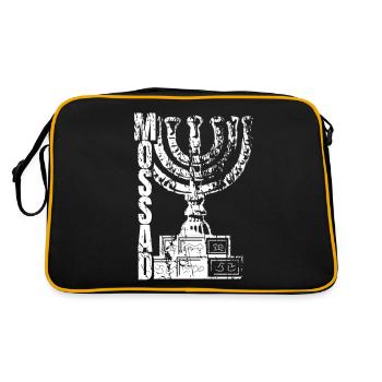 Mossad Israël Renseignement israélien Tel Aviv - Sac Retro - noir/or - Dos