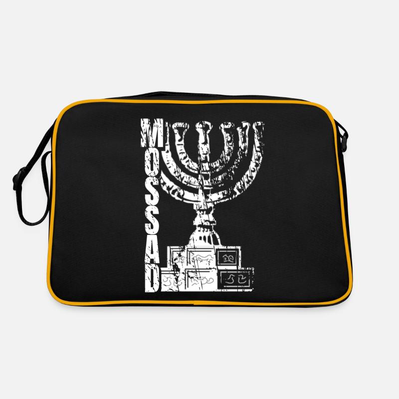 Mossad Israel Israeli Intelligence Tel Aviv Retro Bag