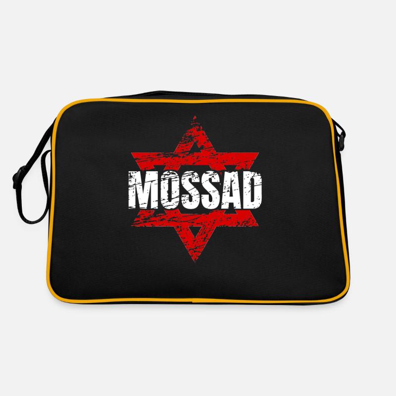 Mossad Israel Israeli Intelligence Tel Aviv Retro Bag