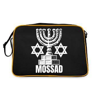 Mossad Israël Renseignement israélien Tel Aviv - Sac Retro - noir/or - Dos