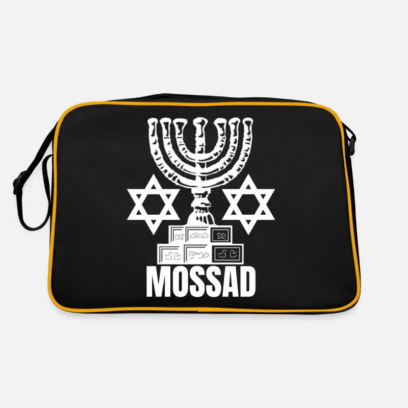 Mossad Israel Israeli Intelligence Tel Aviv Retro Bag