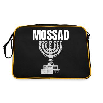 Mossad Israël Renseignement israélien Tel Aviv - Sac Retro - noir/or - Dos