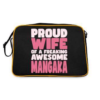 Fière épouse d’un sacré bon mangaka - Sac Retro - noir/or - Dos