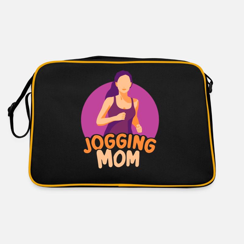 Jogging Maman Jogging Coureur Coureuse Mère Sac Retro