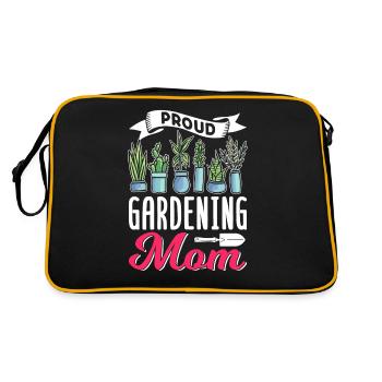 Fière Horticulture Maman Mère Jardinière Jardinière - Sac Retro - noir/or - Dos