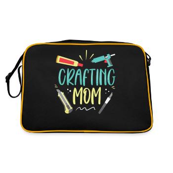 Artisanat Maman Amateur Craft Mother - Sac Retro - noir/or - Dos