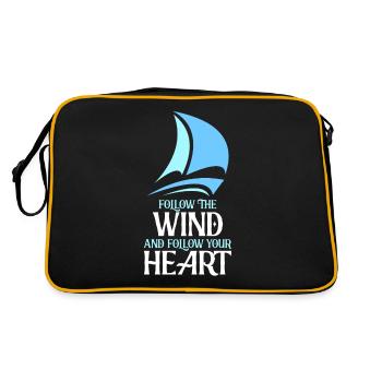 Capitaine de voile Bluewater, Marin Skipper Marin - Sac Retro - noir/or - Dos