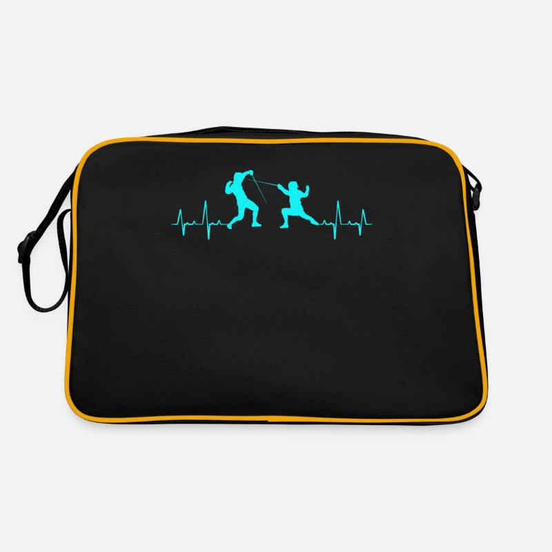Escrime - Sac Retro - noir/or