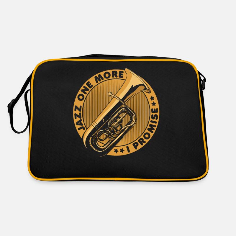 Saxophone player Saxophonevolution Jazz Life listen Retro Bag
