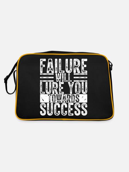 Inspirer des ondes positives Motivation de la vieas - Sac Retro - noir/or - Dos