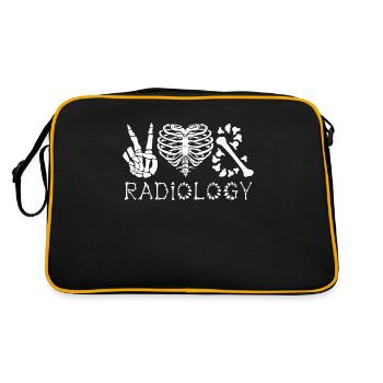 Radiologue Citation Rad Tech Radiologie Radiographie Radiographie - Sac Retro - noir/or - Dos