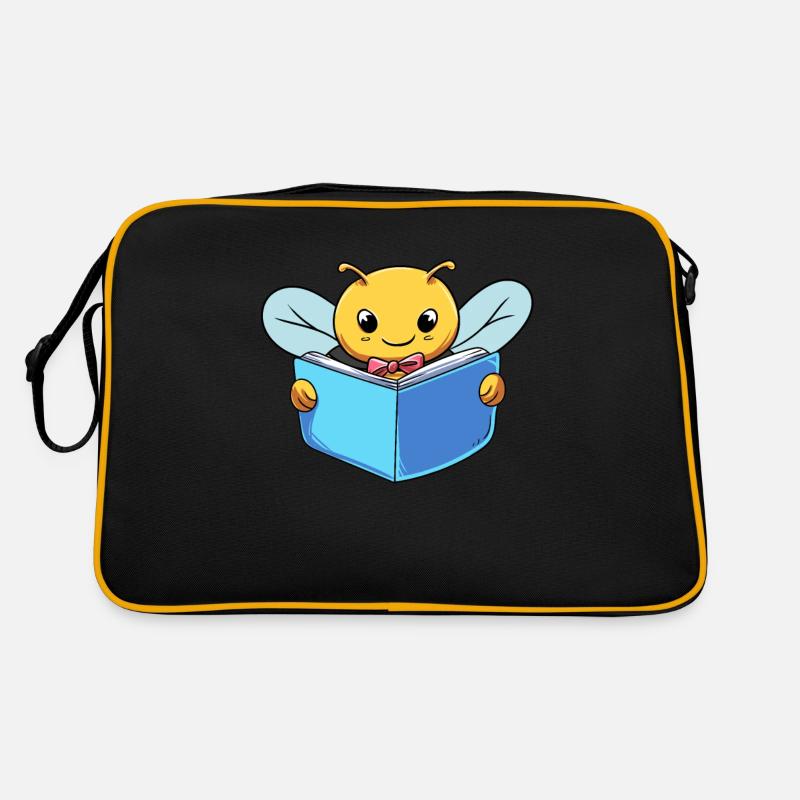 Bee Book Lovers Retro Bag