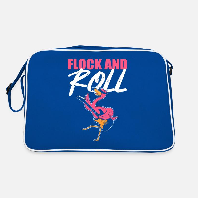 Flock n Roll Flamingo Rock and Roll Sac Retro