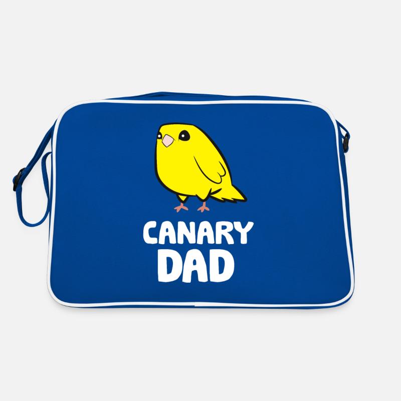 Jaune Canary Bird Canary Papa Sac Retro