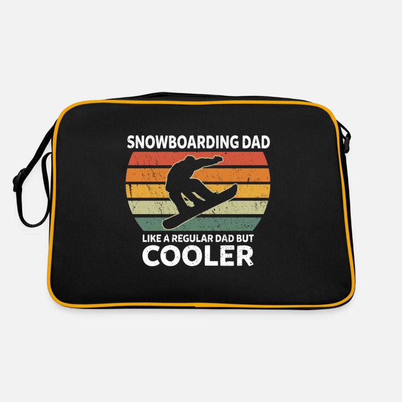 Snowboarding Dad Like A Regular Dad But Cooler Retro Bag