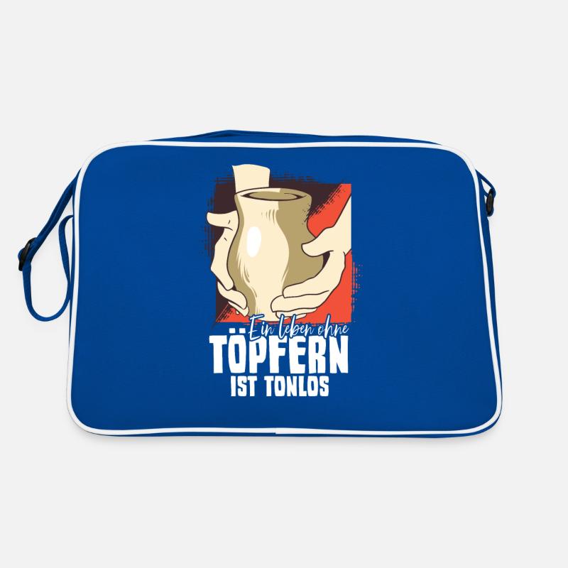 Töpfern Retro Tasche