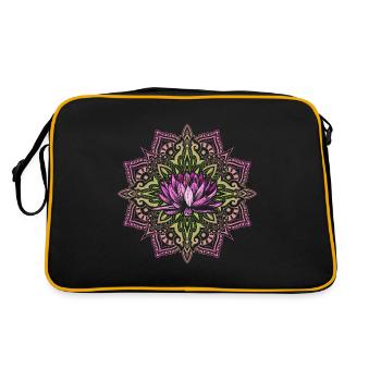 Yoga Mandala - Sac Retro - noir/or - Dos