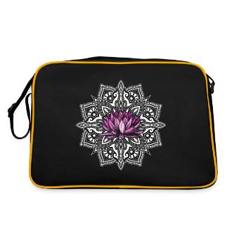 Yoga Mandala - Sac Retro - noir/or - Dos