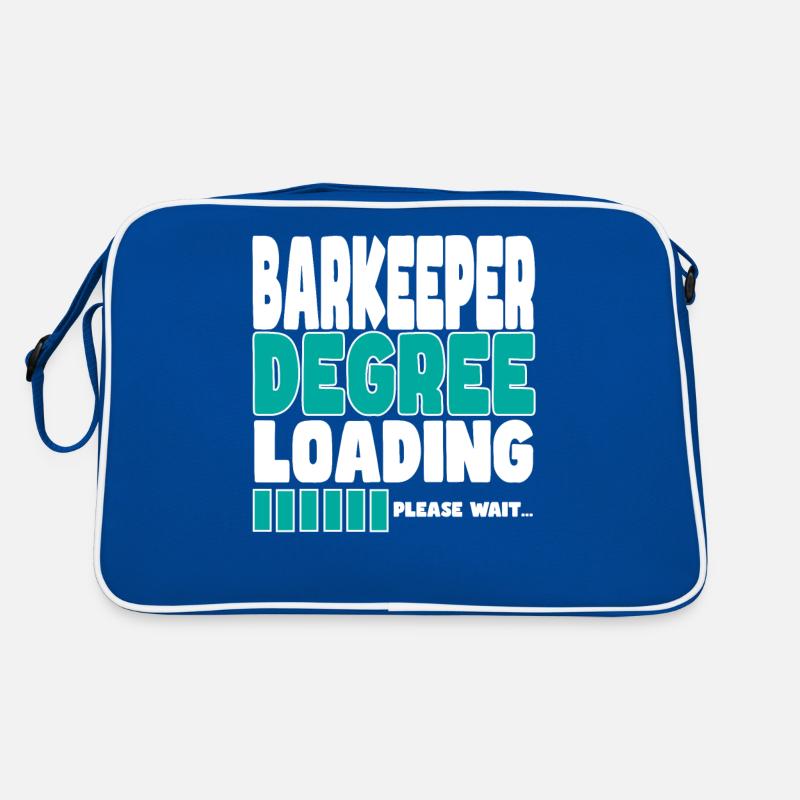 Barkeeper lädt Ausbildung Retro Tasche