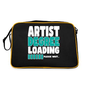 L’artiste invite à la formation - Sac Retro - noir/or - Dos