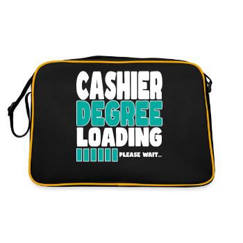 Cashier invites training - Retro Bag - black/gold - Back