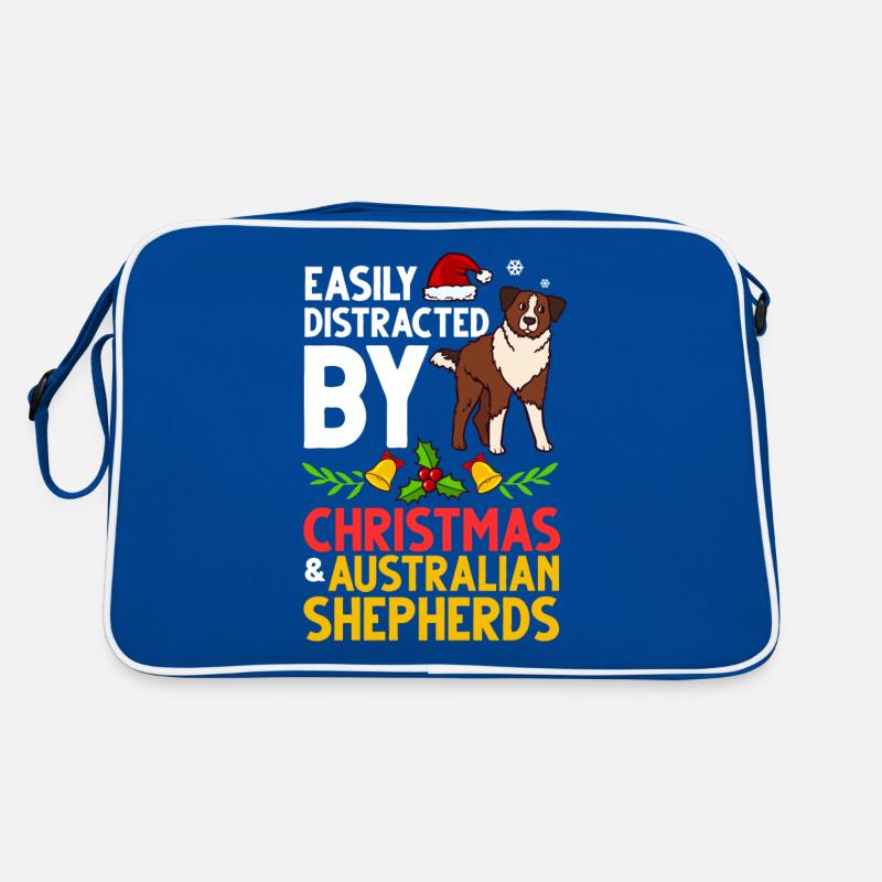 Berger Australien Noël Chien Chiot Sac Retro