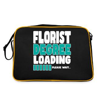 Florist invites training - Retro Bag - black/gold - Back